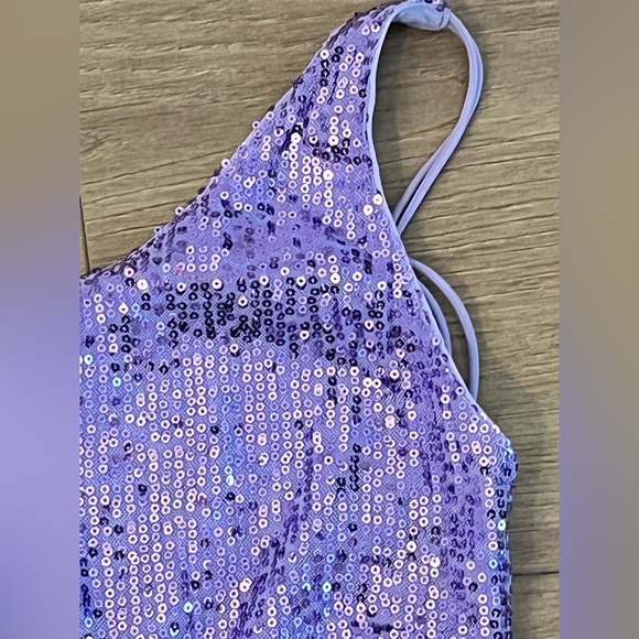 Thatssofetch | New Bethany bodycon mini sequin dress Women’s size 2 one shoulder - Picture 2 of 8